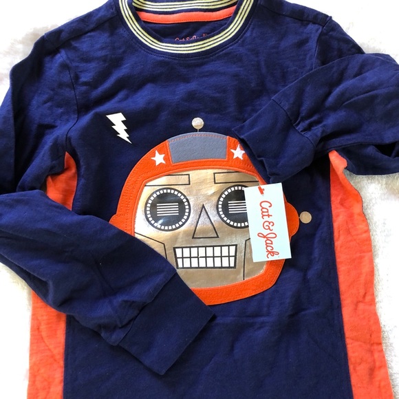 NWT • Cat & Jack Boy’s long sleeve shirt - Picture 5 of 8